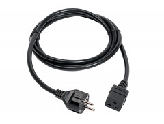 Cordon d'alimentation secteur 2P+T EURO de type C19