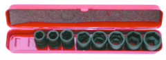 DOUILLE A CHOCS 1/2'' DE 13 A 24 MM - COFFRET DE 8
