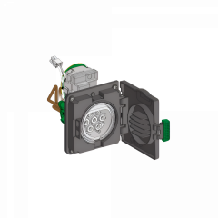 EVlink - Bloc prise t2s smart wall box iec