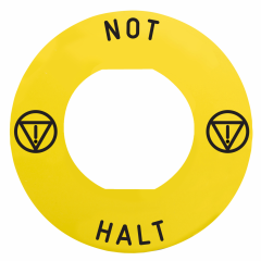ETIQUETTE NOT HALT ZBZ160